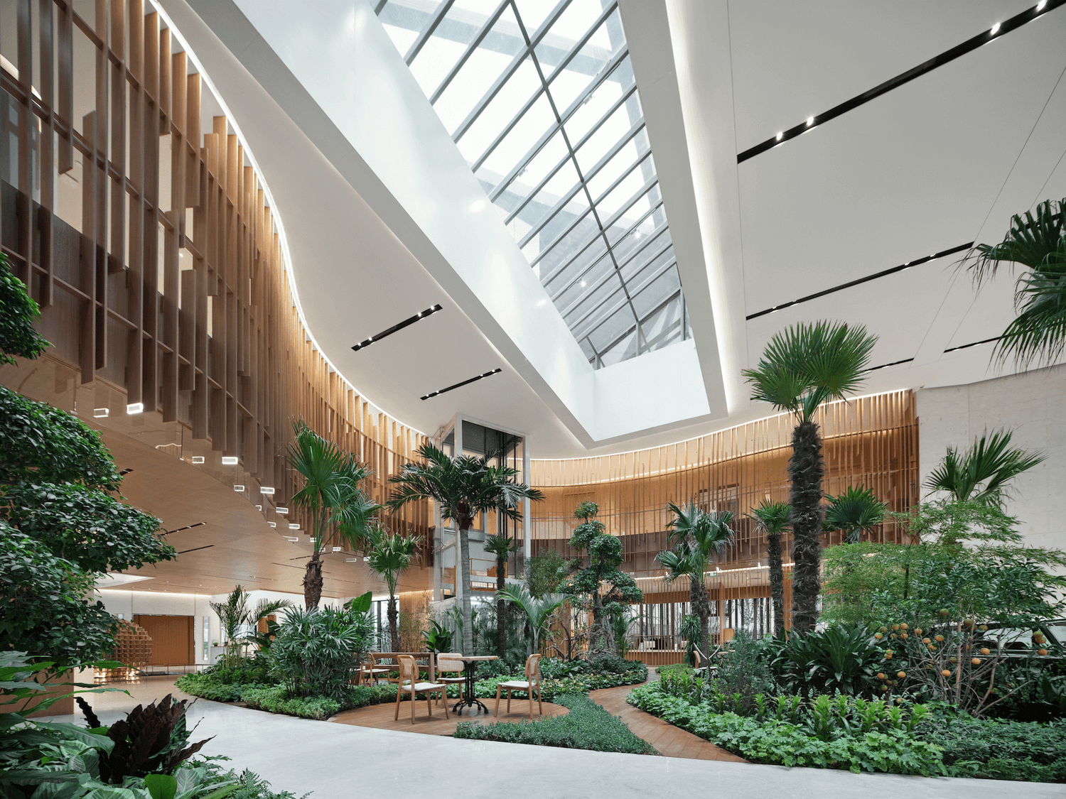 Nanbo Bay Reception Center, Gold in Interior Design Sustainable Living Green IDA 2021
